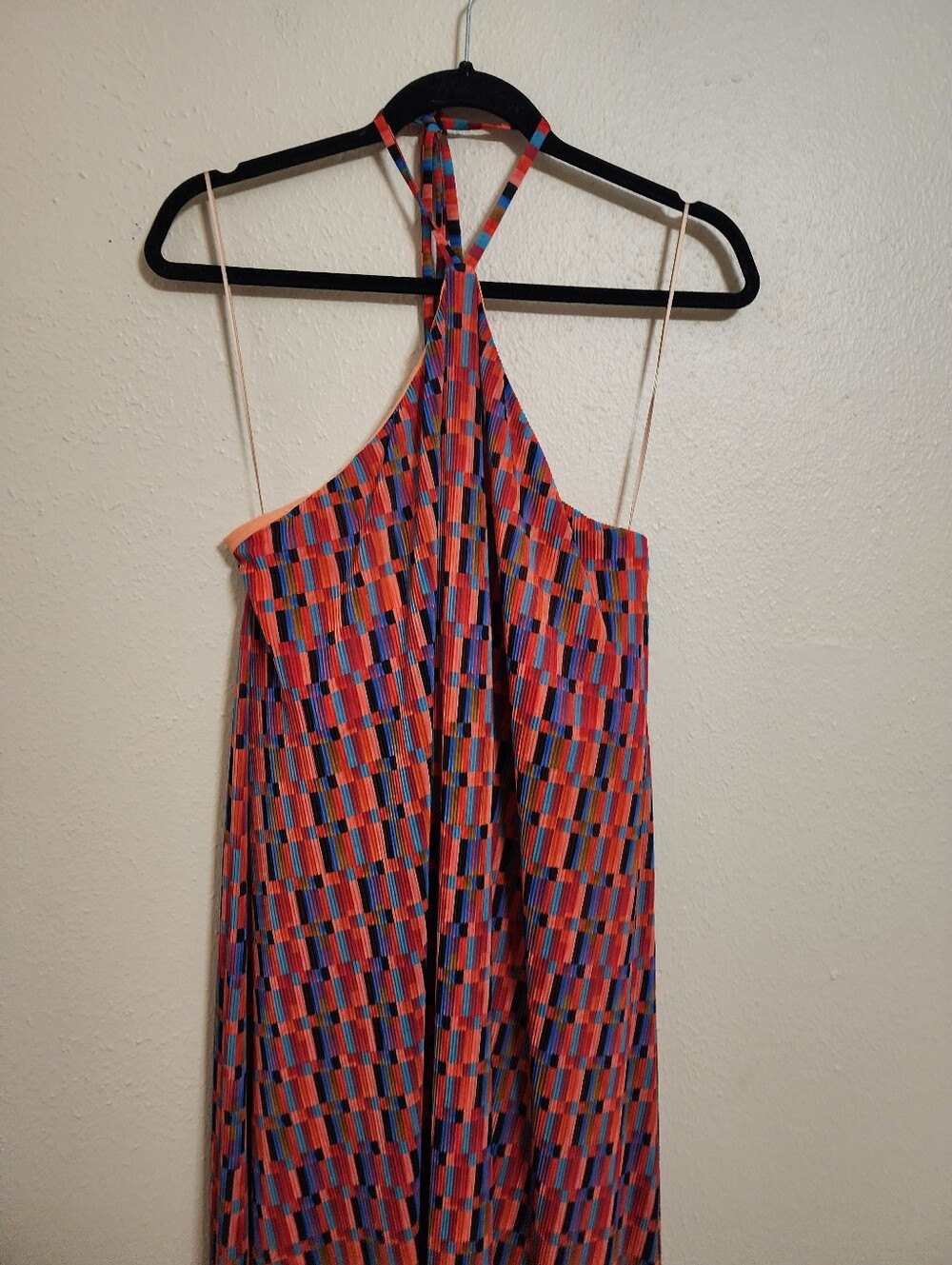Show Me Your MuMu Claudia Cabo Crush Geo Maxi Dress L Summer Vacation Resortwear - Picture 7 of 10